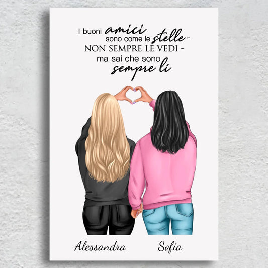 Bestie d'inverno - Tela personalizzata
