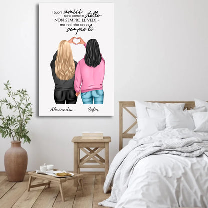 Bestie d'inverno - Tela personalizzata