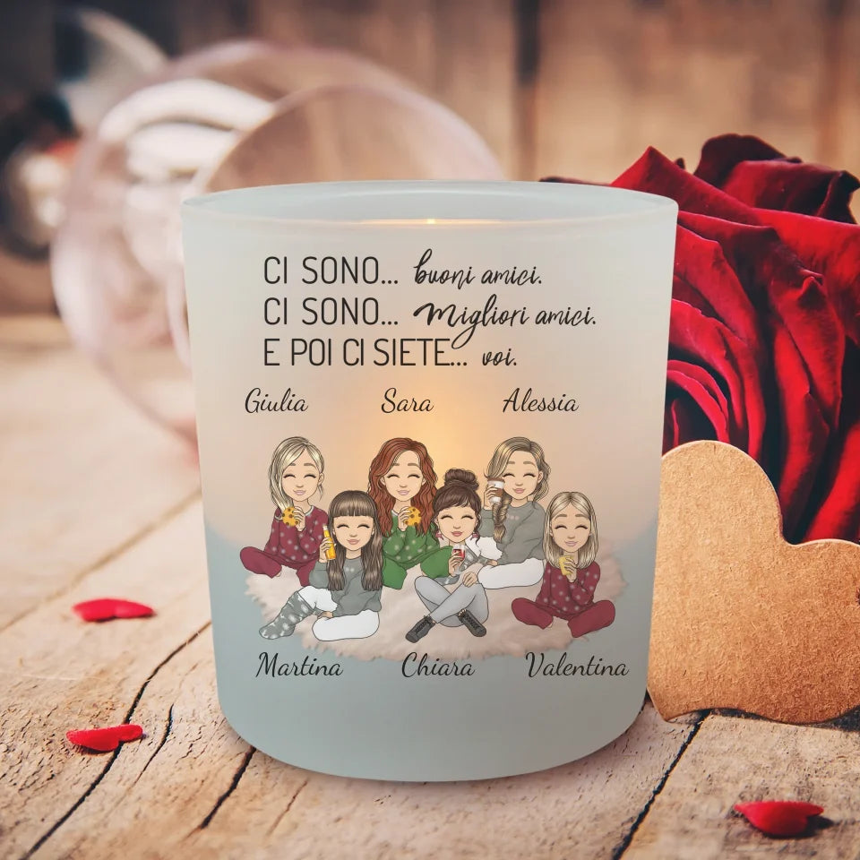 Persone di cuore - Portacandela personalizzato