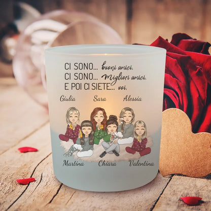 Persone di cuore - Portacandela personalizzato