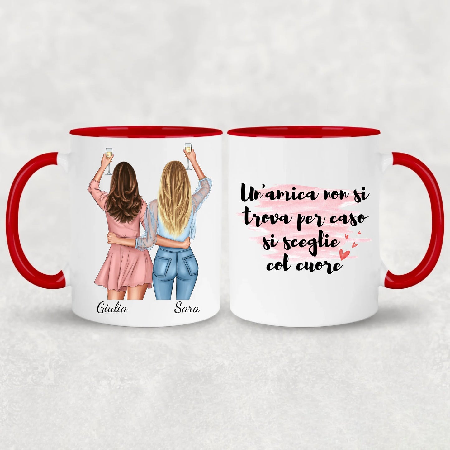 Migliori amiche - Tazza personalizzata