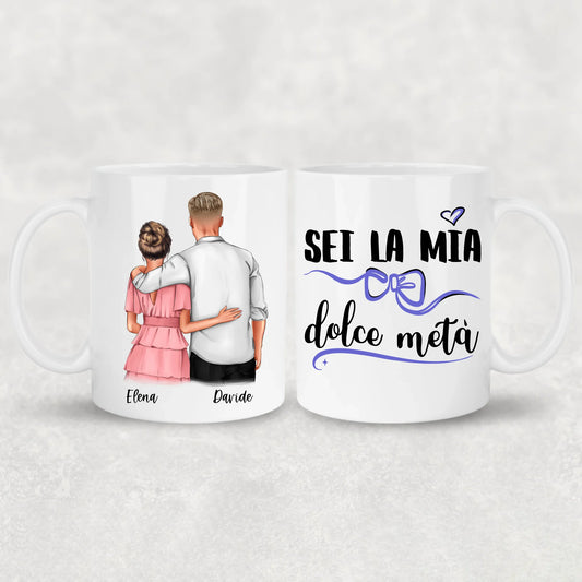 Coppia che si abbraccia - Tazza personalizzata