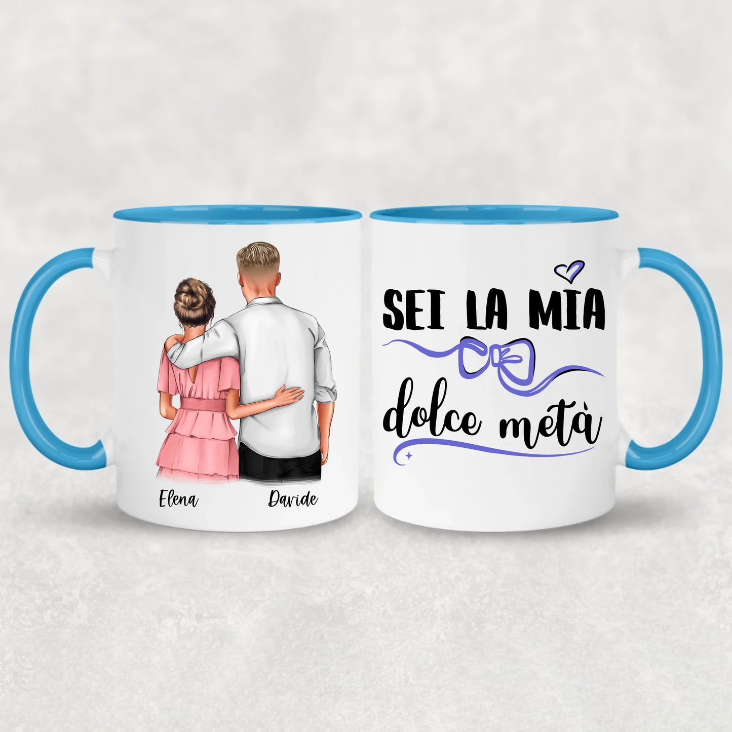 Coppia che si abbraccia - Tazza personalizzata