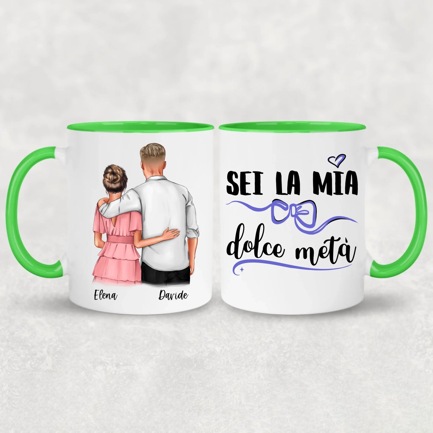 Coppia che si abbraccia - Tazza personalizzata