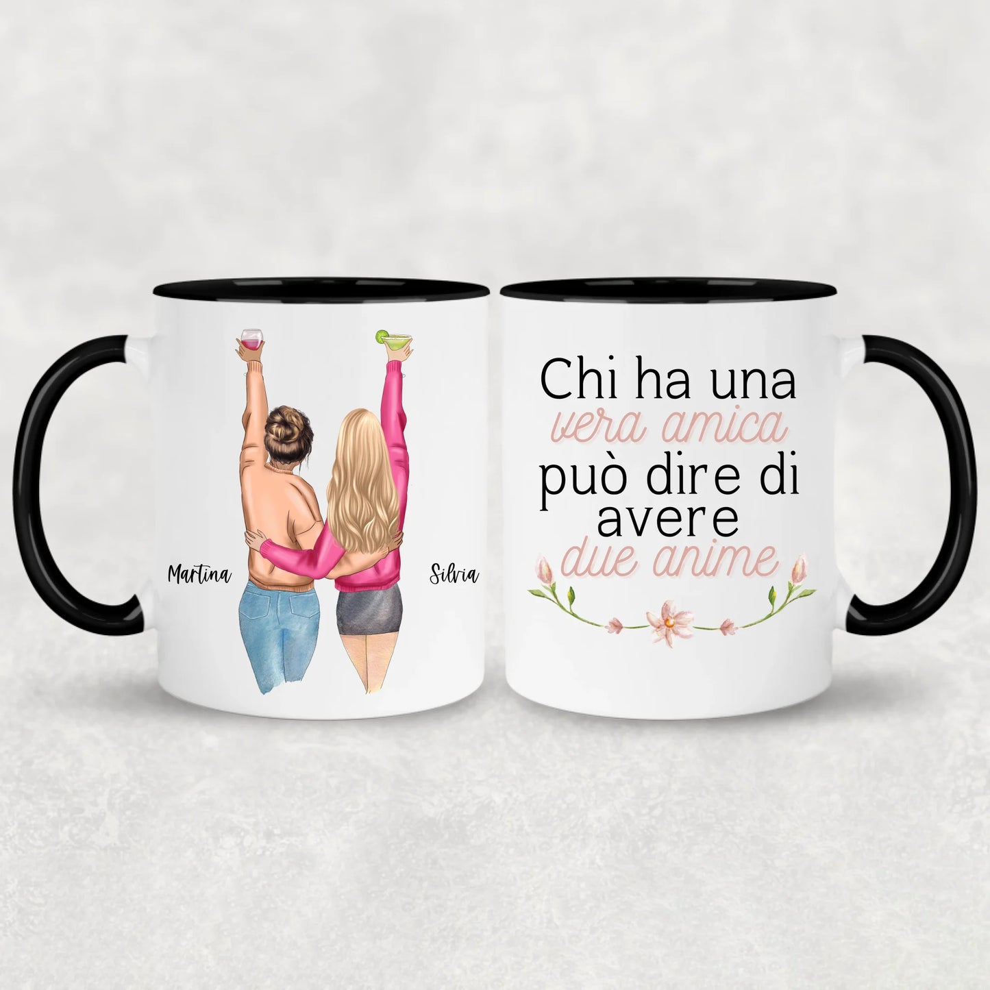 Migliori amiche per sempre - Tazza personalizzata
