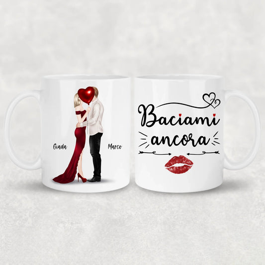 Coppia che si bacia - Tazza personalizzata