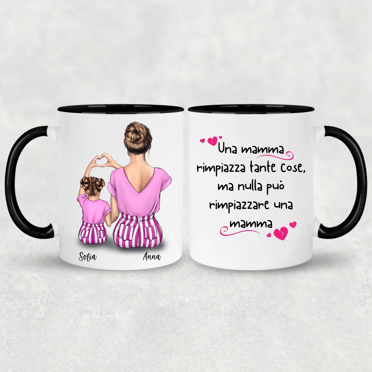 Mamma e figlia - Tazza personalizzata
