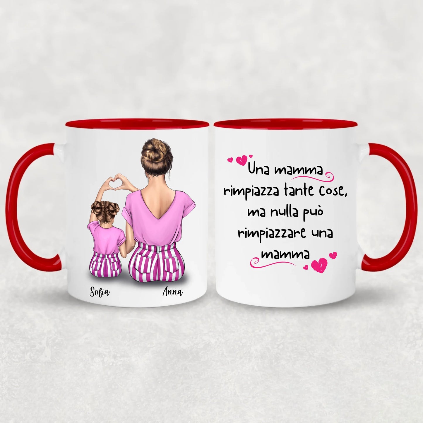 Mamma e figlia - Tazza personalizzata