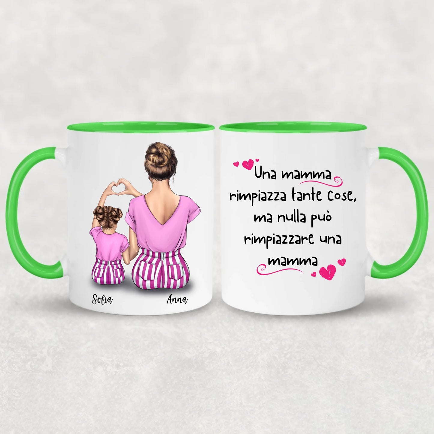 Mamma e figlia - Tazza personalizzata