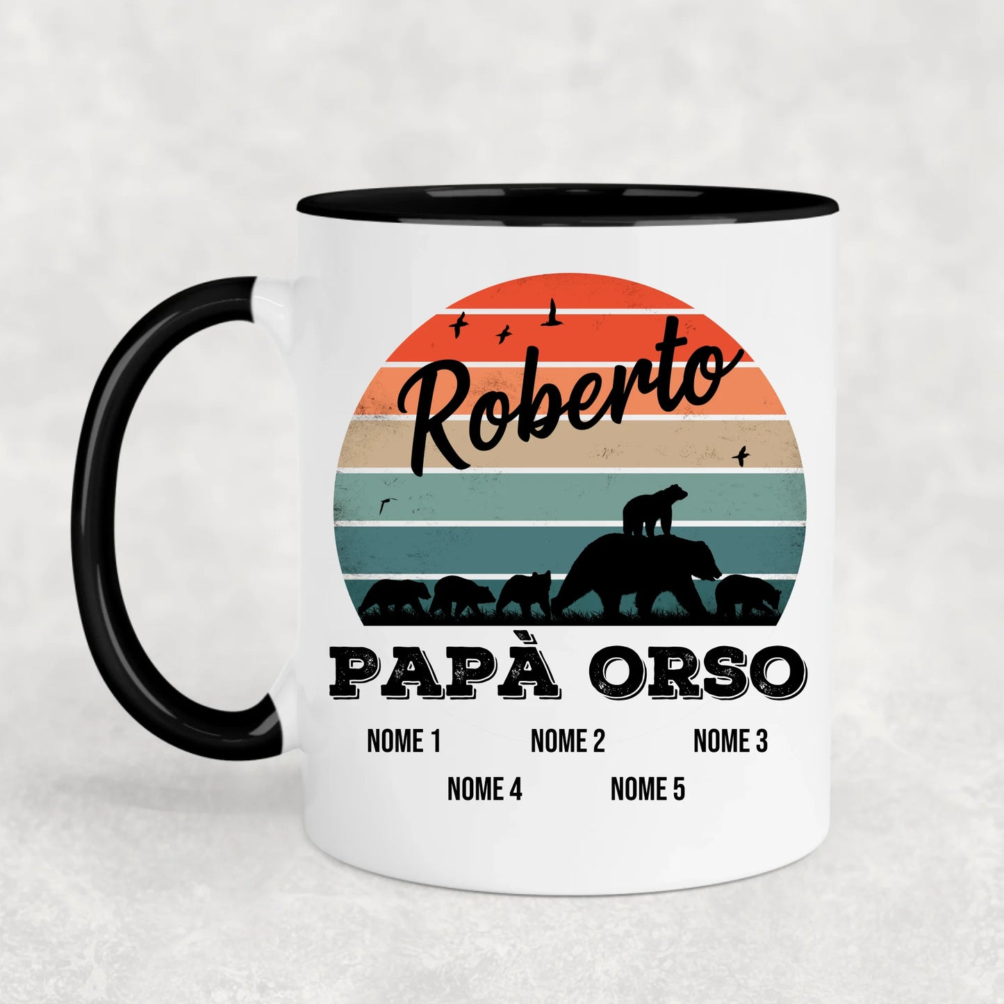 Famiglia di orsi - Tazza personalizzata