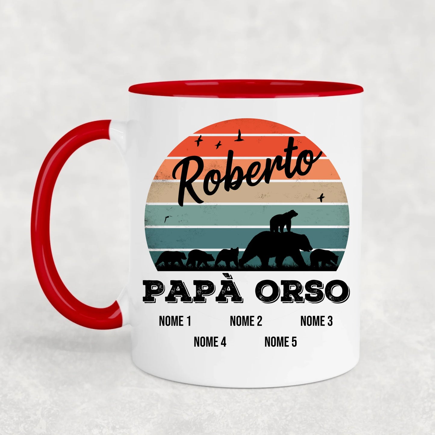 Famiglia di orsi - Tazza personalizzata