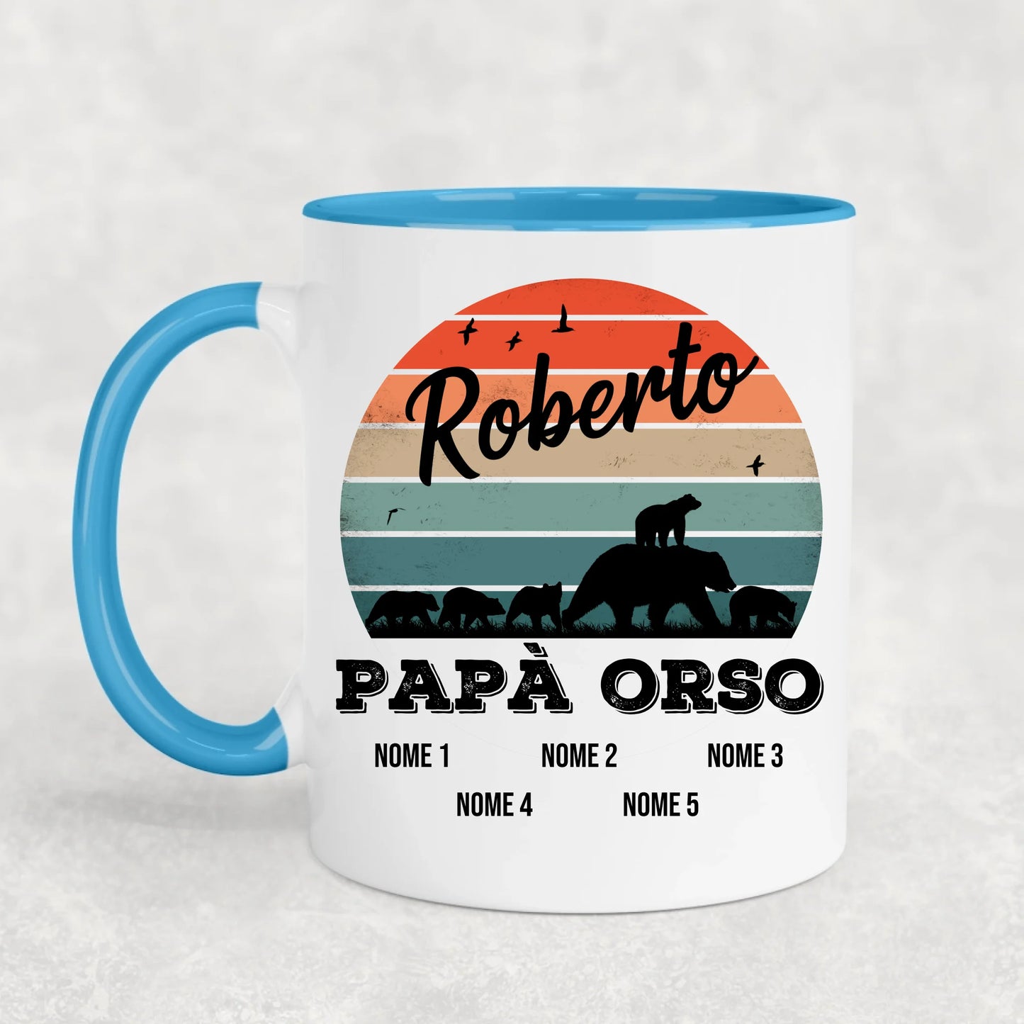 Famiglia di orsi - Tazza personalizzata
