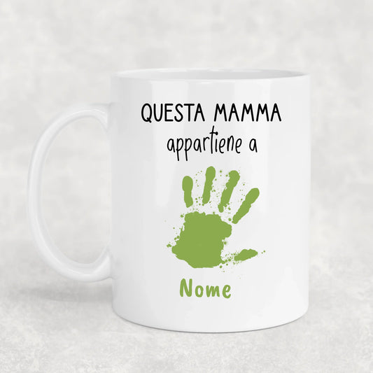 Impronte delle mani - Tazza personalizzata