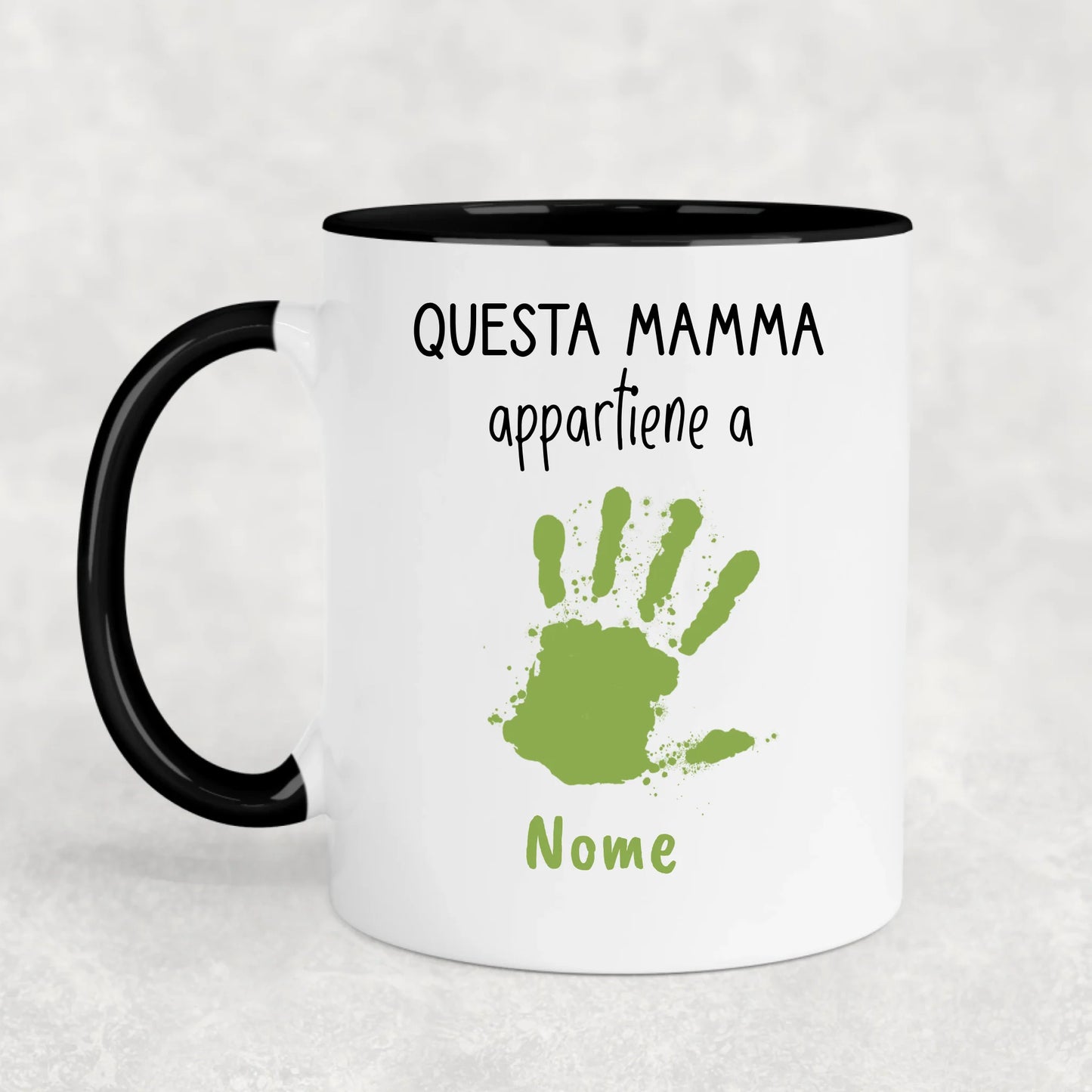 Impronte delle mani - Tazza personalizzata