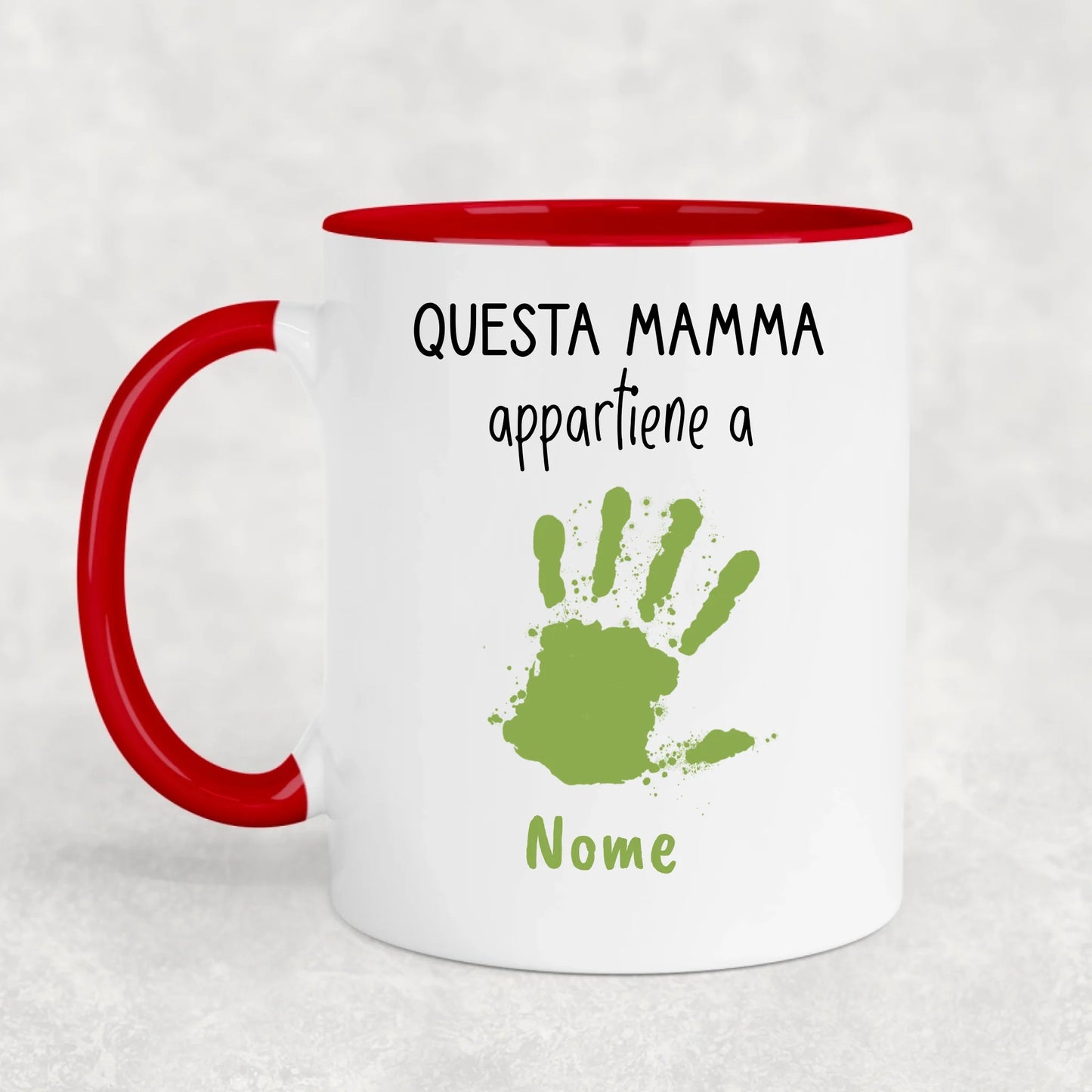 Impronte delle mani - Tazza personalizzata