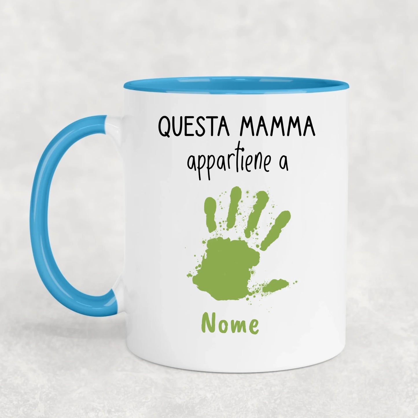 Impronte delle mani - Tazza personalizzata