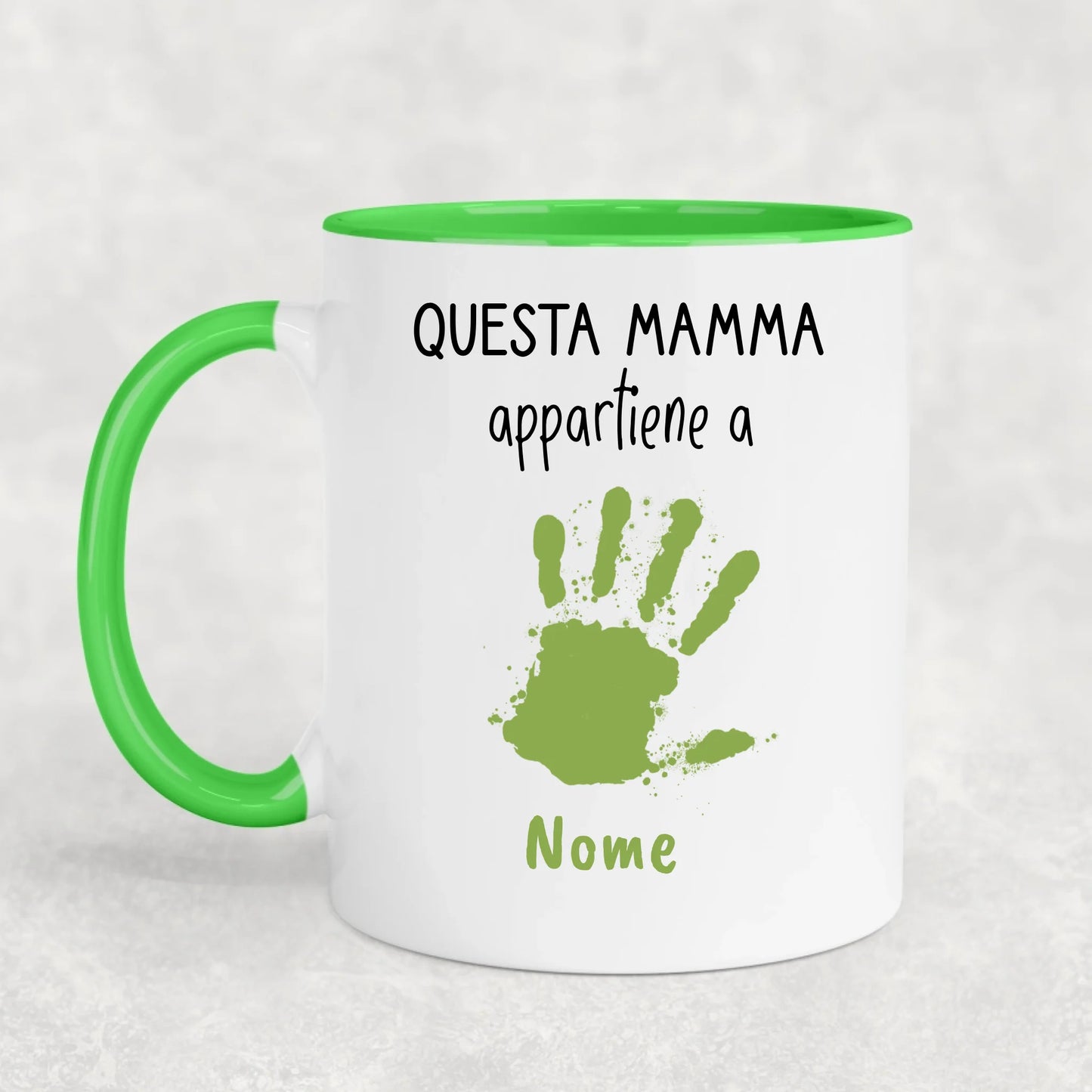 Impronte delle mani - Tazza personalizzata