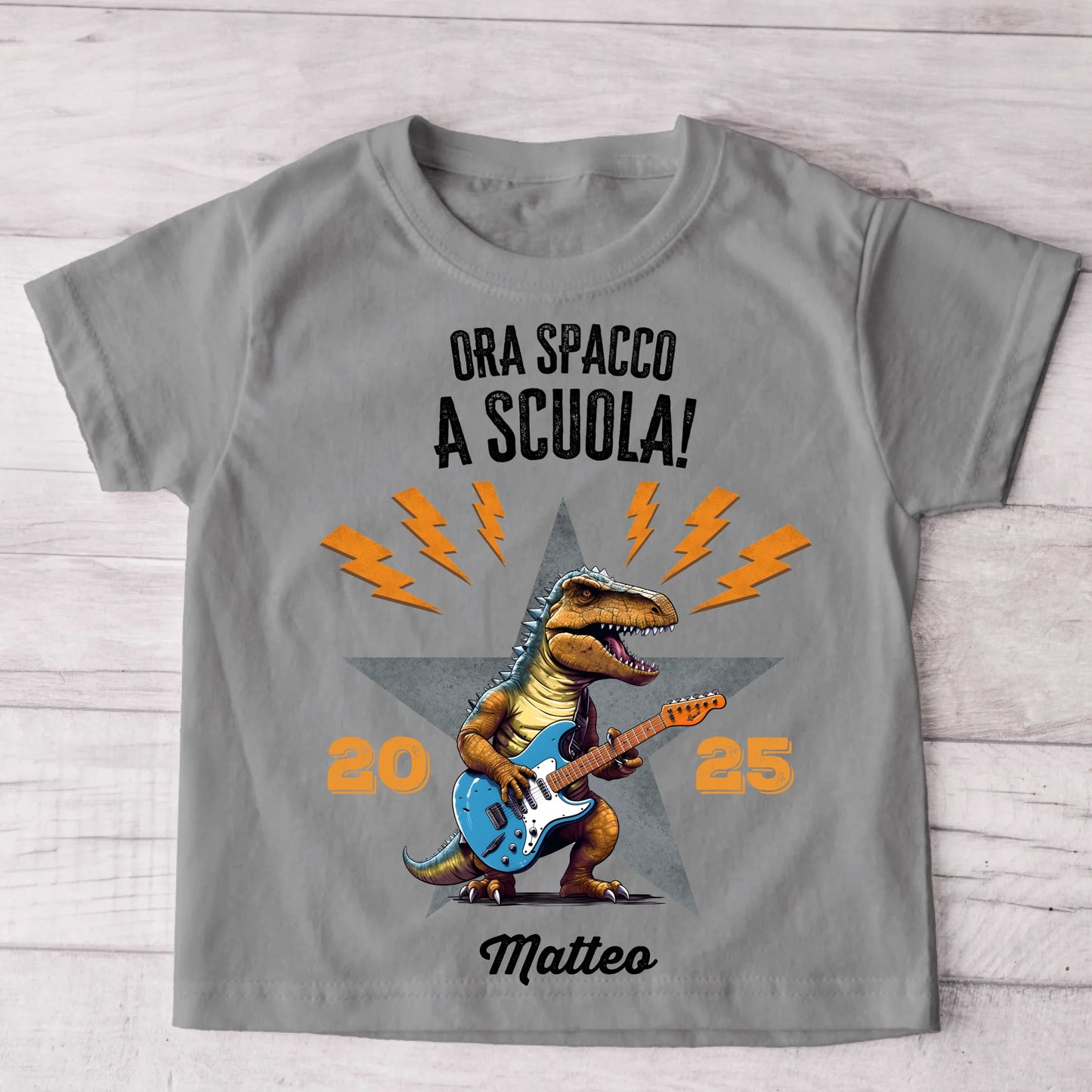 Ora spacco a scuola! - Maglietta personalizzata per bambini