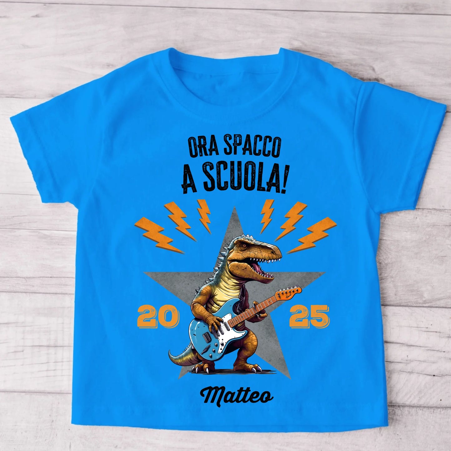Ora spacco a scuola! - Maglietta personalizzata per bambini
